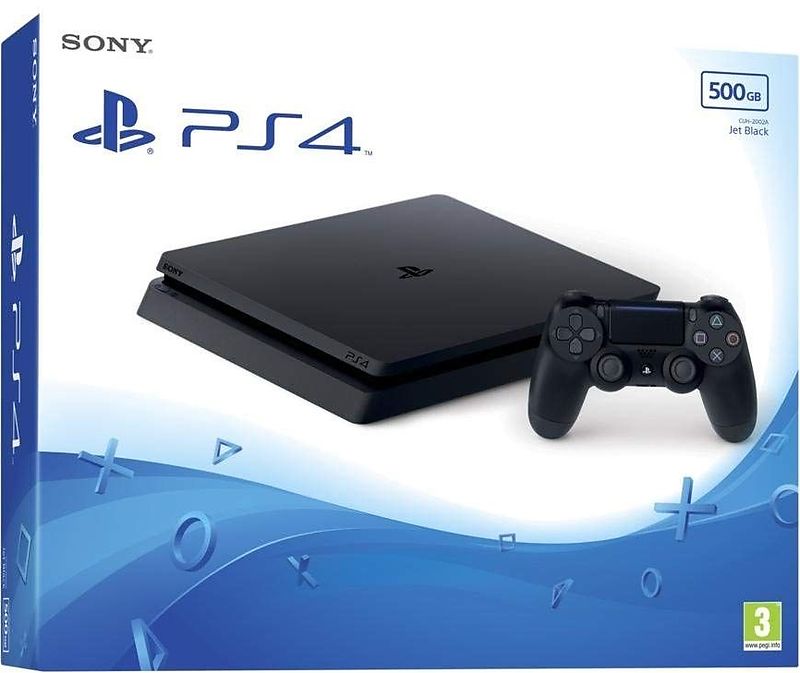 Sony PlayStation 4 Console Slim 500GB - black [PS4] (D/F/I)