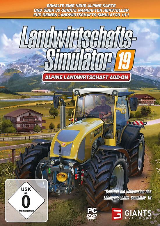 Landwirtschafts-Simulator 19 - Alpine Landwirtschaft [Add-On] [DVD] [PC] (D)