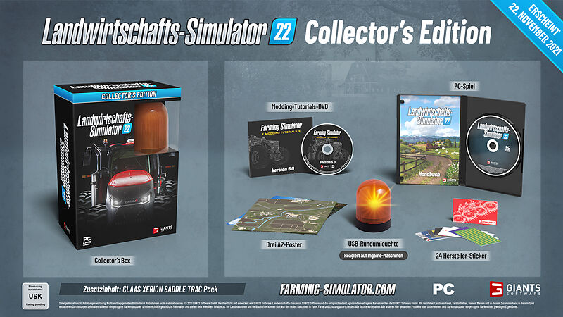 Landwirtschafts-Simulator 22 - Collectors Edition [PC] (D)